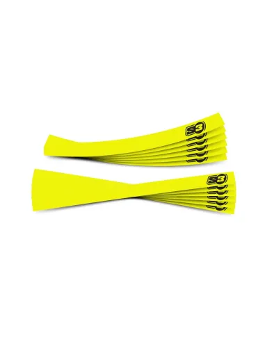Kit Adhesivos Llanta 18"-21" S3 Amarillo Flúor.