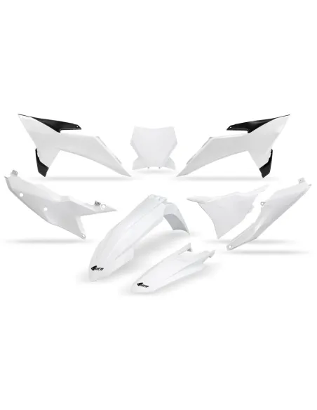 Kit de Plásticos Ufo Ktm Sx/Sx-f 125-450 25-26 Blanco.