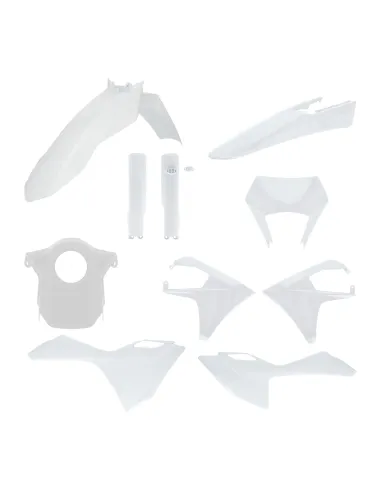 Kit Completo Plásticos Acerbis Gas Gas Ec/Ecf 125-500 24-26 Blanco.