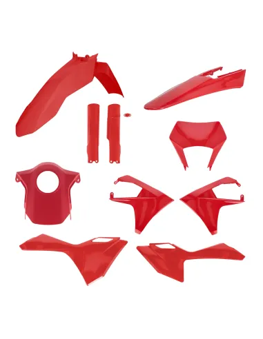 Kit Completo Plásticos Acerbis Gas Gas Ec/Ecf 125-500 24-26 Rojo.