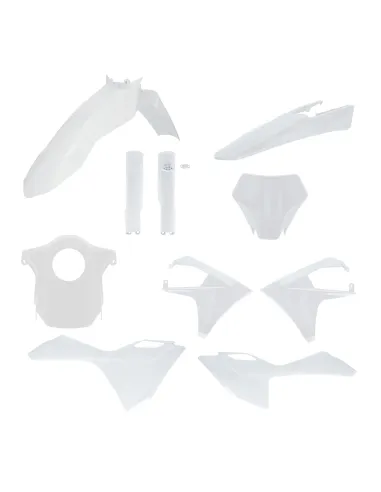 Kit Completo Plásticos Acerbis Gas Gas Mc/Mcf 125-450 24-26 Blanco.