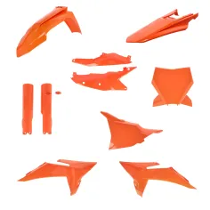 Kit Completo Plásticos Acerbis Ktm Sx/Sx-f 125-450 25-27 Naranja.