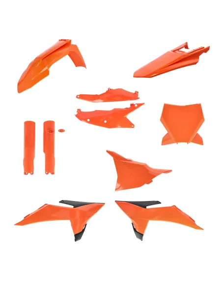 Kit Completo Plásticos Acerbis Ktm Sx/Sx-f 125-450 25-27 Naranja/Negro.