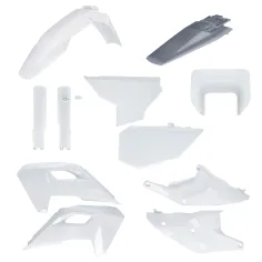 Kit Completo Plásticos Acerbis Husqvarna Te/Fe 24-25 Blanco/Gris.