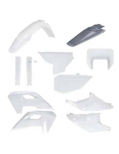 Kit Completo Plásticos Acerbis Husqvarna Te/Fe 24-25 Blanco/Gris.