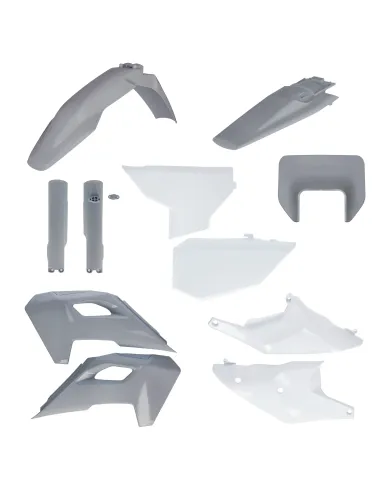 Kit Completo Plásticos Acerbis Husqvarna Te/Fe 24-25 Gris/Blanco.