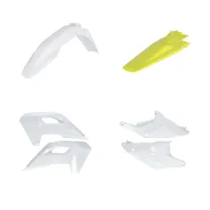 Kit de Plásticos Acerbis Husqvarna Te/Fe 125-501 24-25 Blanco/Amarillo.