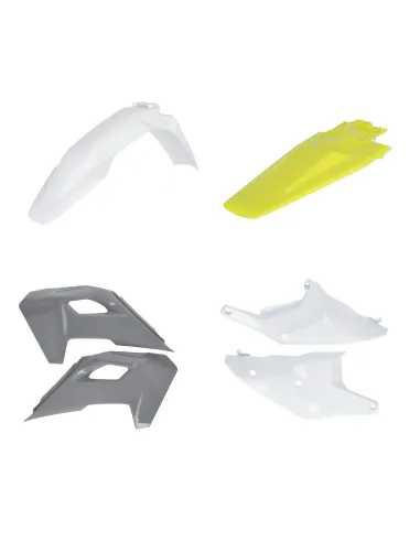 Kit de Plásticos Acerbis Husqvarna Tc/Fc 125-450 23-24 Blanco/Gris.