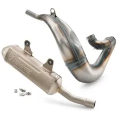 Escape Completo Akrapovic Factory Ktm Sx 250/300 23-26/Husqvarna Tc 250/300 23-26/Gas Gas Mc 250/300 24-26.