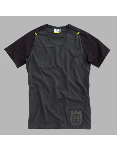 Camiseta Hombre Husqvarna Remote Negro.