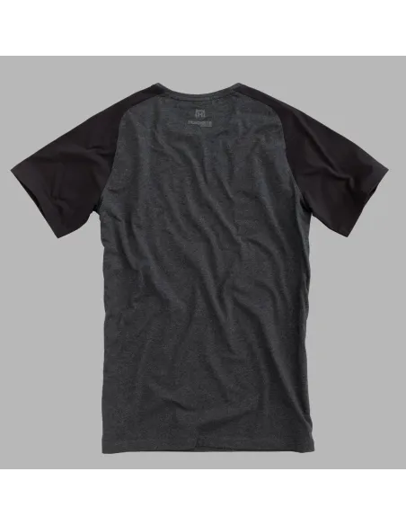 Camiseta Hombre Husqvarna Remote Negro.