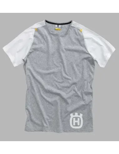 Camiseta Hombre Husqvarna Progress Gris.