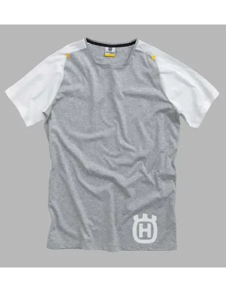 Camiseta Hombre Husqvarna Progress Gris.