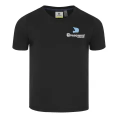 Camiseta Niño Husqvarna Remote Negro.