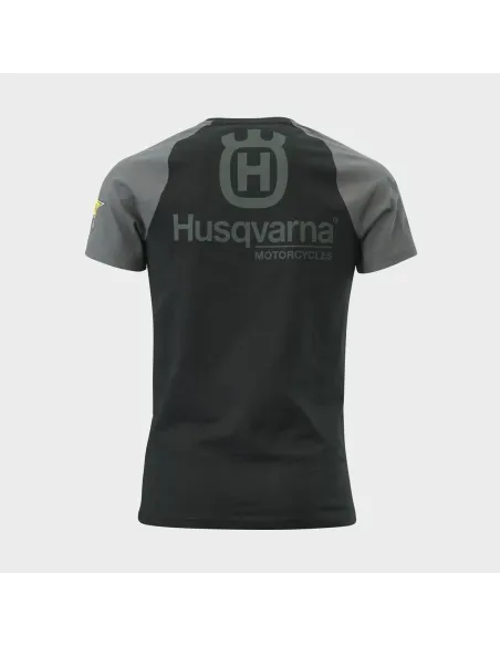 Camiseta Hombre Husqvarna Rockstar Negro.
