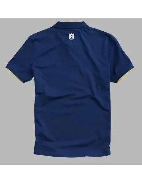 Polo Hombre Husqvarna Azul.