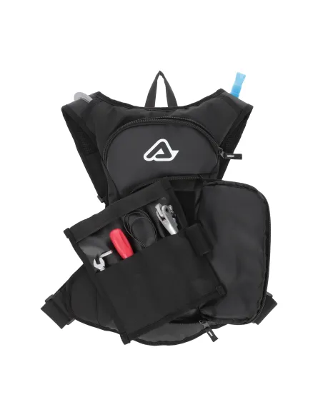 Mochila Hidratante Acerbis Logo Gris/Blanco.
