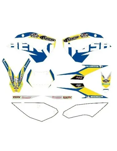 Kit de Adhesivos Factory Husaberg Fe 390/450/570 09-12.