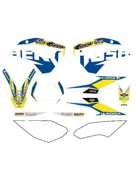 Kit de Adhesivos Factory Husaberg Fe 390/450/570 09-12.