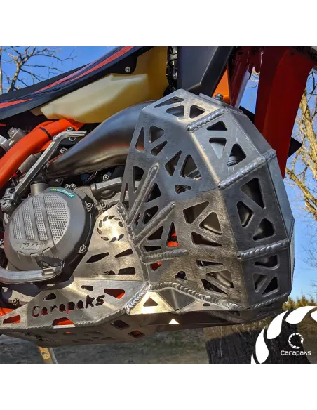 Cubrecárter CaraPacks Ktm Exc 250/300 17-19 Aluminio.