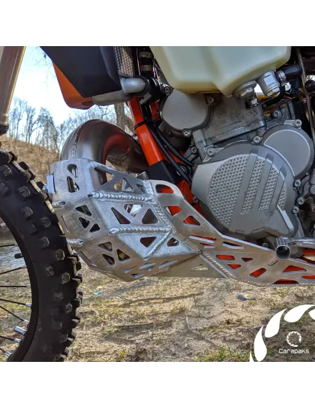 Cubrecárter CaraPacks Ktm Exc 250/300 17-19 Aluminio.
