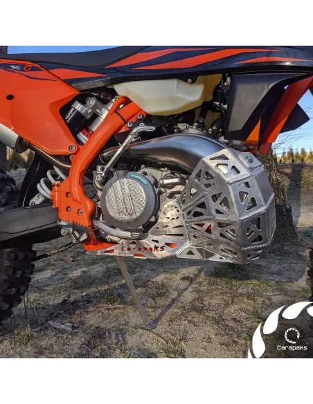 Cubrecárter CaraPacks Ktm Exc 250/300 17-19 Aluminio.