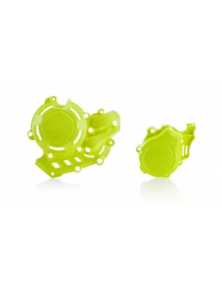 Protector Tapa Embrague y Encendido Acerbis Ktm Excf 450/500 17-23/Husqvarna Fe 450/500 17-23/Gas Gas Ecf 450/500 21-23 Amarillo