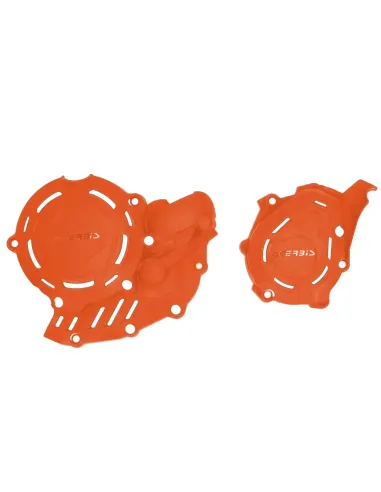 Protector Tapa Embrague y Encendido Acerbis Ktm Excf/Sxf 450/500 24-26/Husqvarna Fe/Fc 450/500 24-26 Naranja.