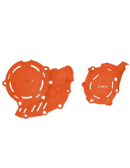 Protector Tapa Embrague y Encendido Acerbis Ktm Excf/Sxf 450/500 24-26/Husqvarna Fe/Fc 450/500 24-26 Naranja.