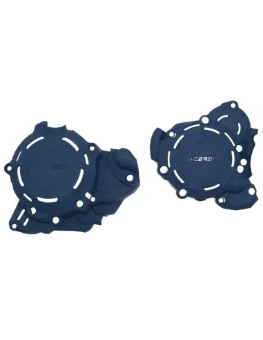 Protector Tapa Embrague y Encendido Acerbis Ktm Exc 250/300 24-26/Husqvarna Te 250/300 24-26 Azul.