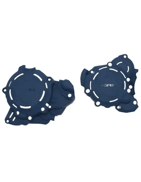 Protector Tapa Embrague y Encendido Acerbis Ktm Exc 250/300 24-26/Husqvarna Te 250/300 24-26 Azul.