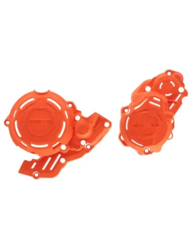 Protector Tapa Embrague y Encendido Acerbis Ktm Excf 250/350 24-26/Husqvarna Fe 250/350 24-26/Gas Gas Ecf 250/350 24-26 Naranja.