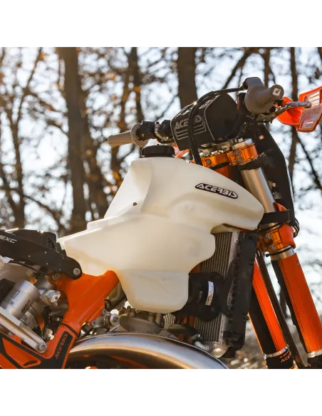 Depósito Acerbis 12L Ktm Exc/Exc-f 125-500 24-26/Sx/Sxf 125-450 23-26 Transparente.