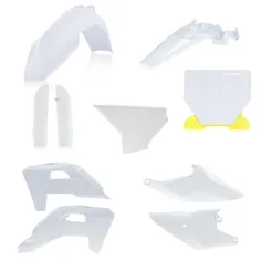 Kit Completo Plásticos Acerbis Husqvarna Tc 85 25-26 Blanco/Amarillo.