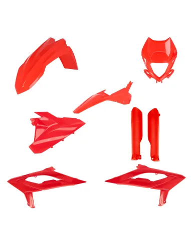 Kit Completo Plásticos Acerbis Beta rr 125-480 23-24 Rojo.