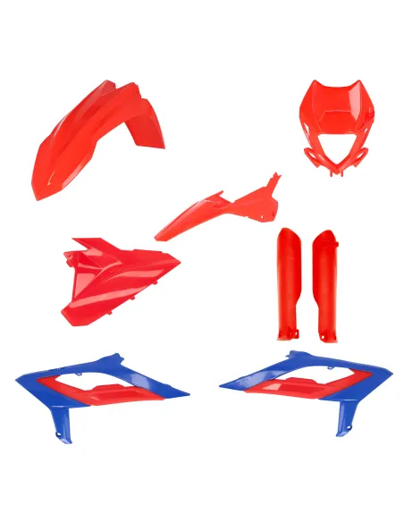 Kit Completo Plásticos Acerbis Beta rr 125-480 23-24 Rojo/Azul.