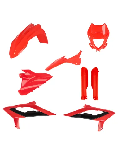 Kit Completo Plásticos Acerbis Beta rr 125-480 23-24 Rojo/Negro.