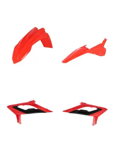 Kit Plásticos Acerbis Beta rr 125-480 23-24 Rojo/Negro.