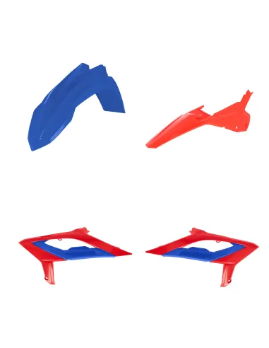 Kit Plásticos Acerbis Beta rr 125-480 23-24 Rojo/Azul.