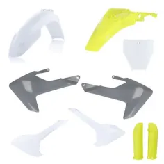 Kit Completo Plásticos Acerbis Husqvarna Tc 65 17-23 Blanco/Amarillo.
