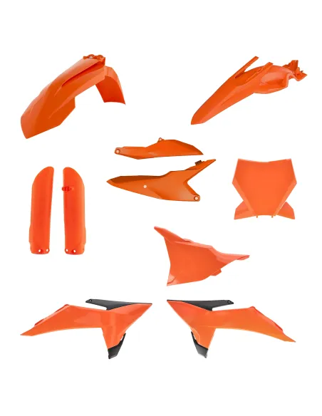 Kit Completo Plásticos Acerbis Ktm Sx 85 25-26 Naranja/Negro.