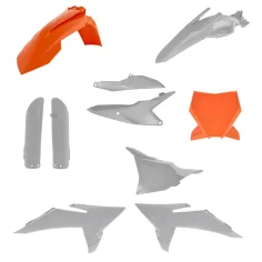 Kit Completo Plásticos Acerbis Ktm Sx 85 25-26 Naranja/Gris.