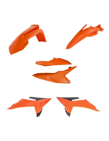 Kit Plásticos Acerbis Ktm Sx 85 25-26 Naranja/Negro.
