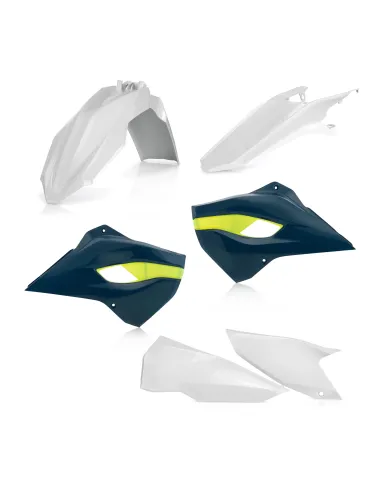 Kit Plásticos Acerbis Husqvarna Te/Fe 125-501 15-16 Blanco/Azul.