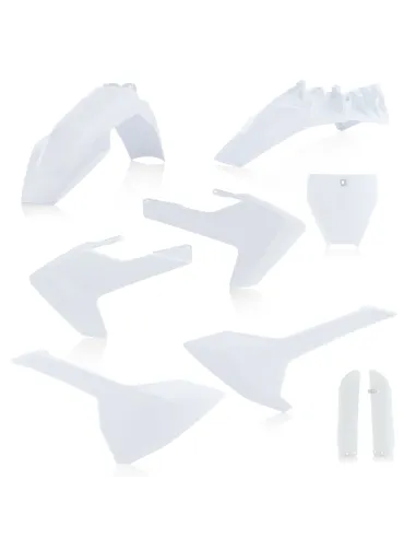 Kit Completo Plásticos Acerbis Husqvarna Tc 85 18-24 Blanco.