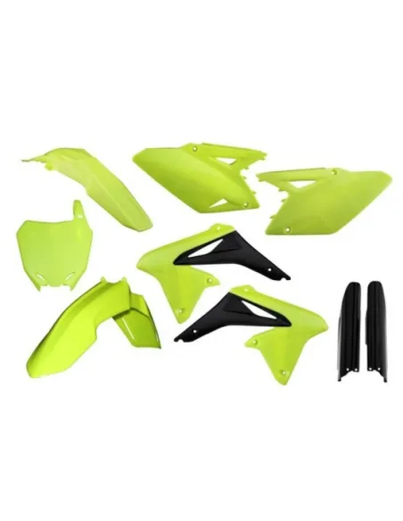 Kit Completo Plásticos Acerbis Suzuki Rmz 450 08-17 Amarillo Flúor/Negro.