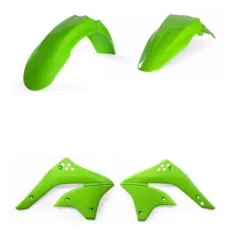 Kit Plásticos Acerbis Kawasaki Kxf 450 06-08 Verde/Blanco.