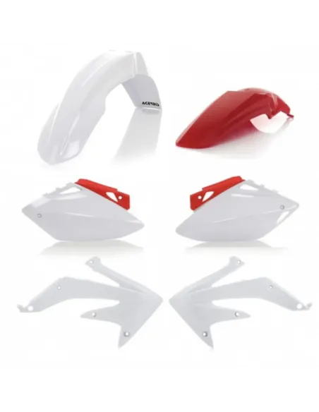 Kit Plásticos Acerbis Honda Crf 450 r 05-06 Rojo/Blanco.