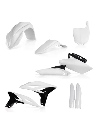 Kit Completo Plásticos Acerbis Yamaha Yzf 250 10-13 Blanco/Negro.