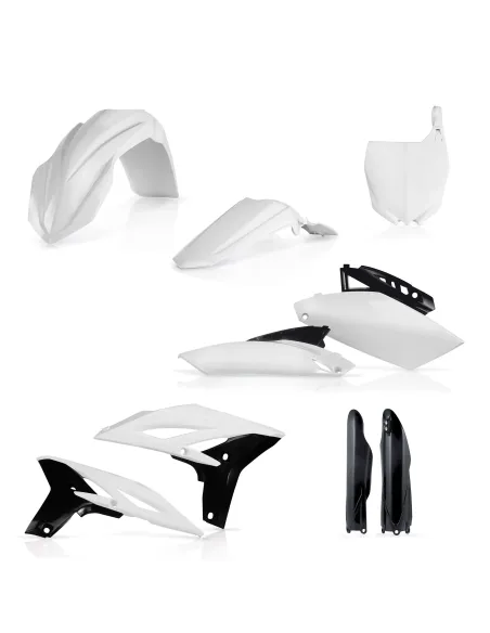 Kit Completo Plásticos Acerbis Yamaha Yzf 250 10-13 Blanco/Negro.